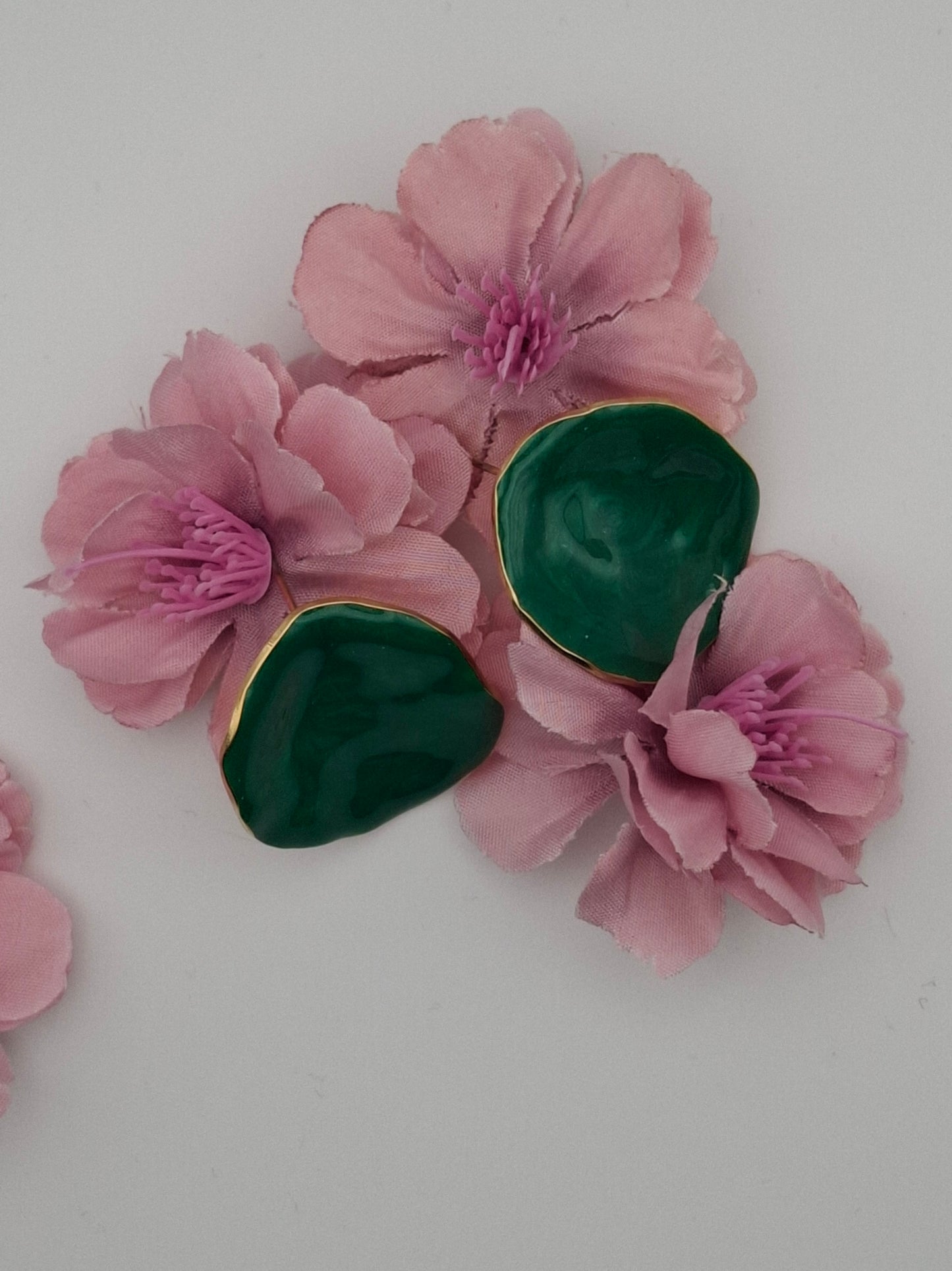 Emerald Waves Earrings